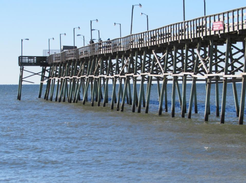 Oak Island Pier Shut Down