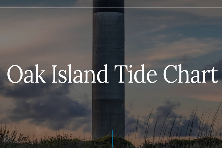 tide chart for oak island nc